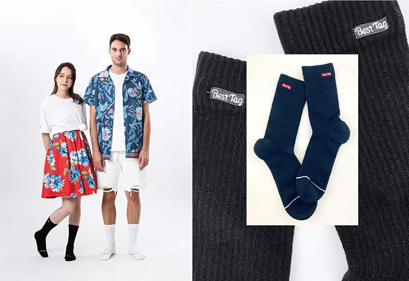 經典素色襪黑 厚襪款(1種尺寸) 